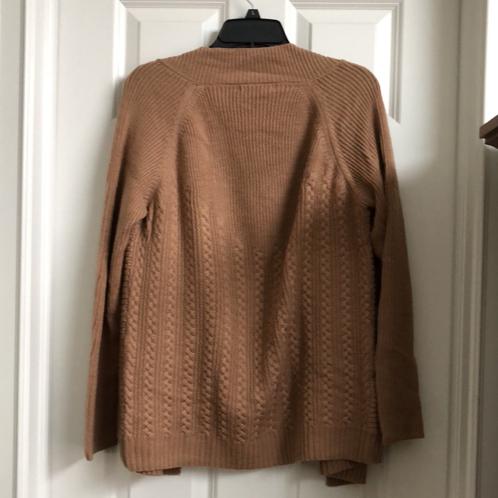 Tahari Open Front Cardigan Sweater - L - GUC - Picture 2 of 5